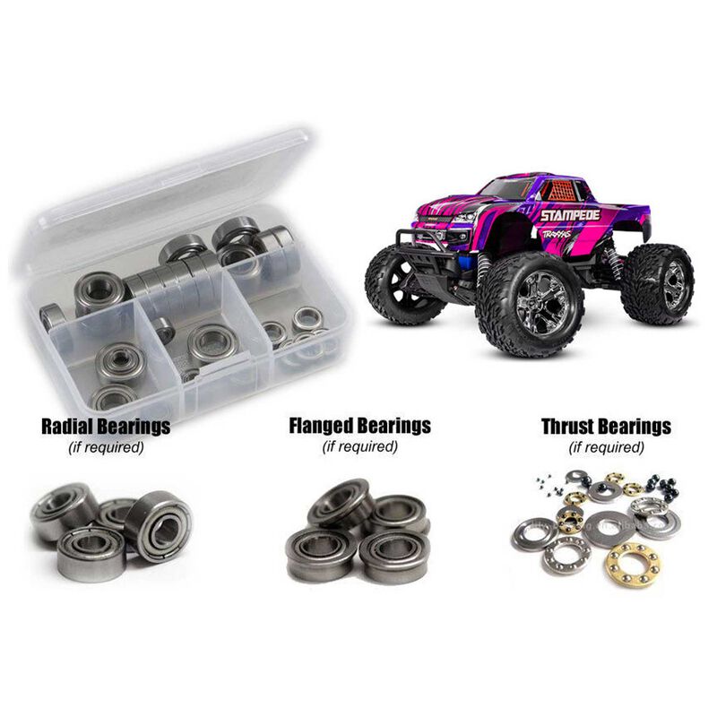 Metal Shielded Bearing Kit, 1/10 Traxxas Stampede XL5