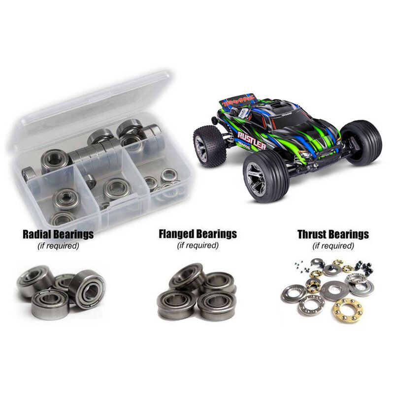 Metal Shielded Bearing Kit, 1/10 Traxxas Rustler BL-2S