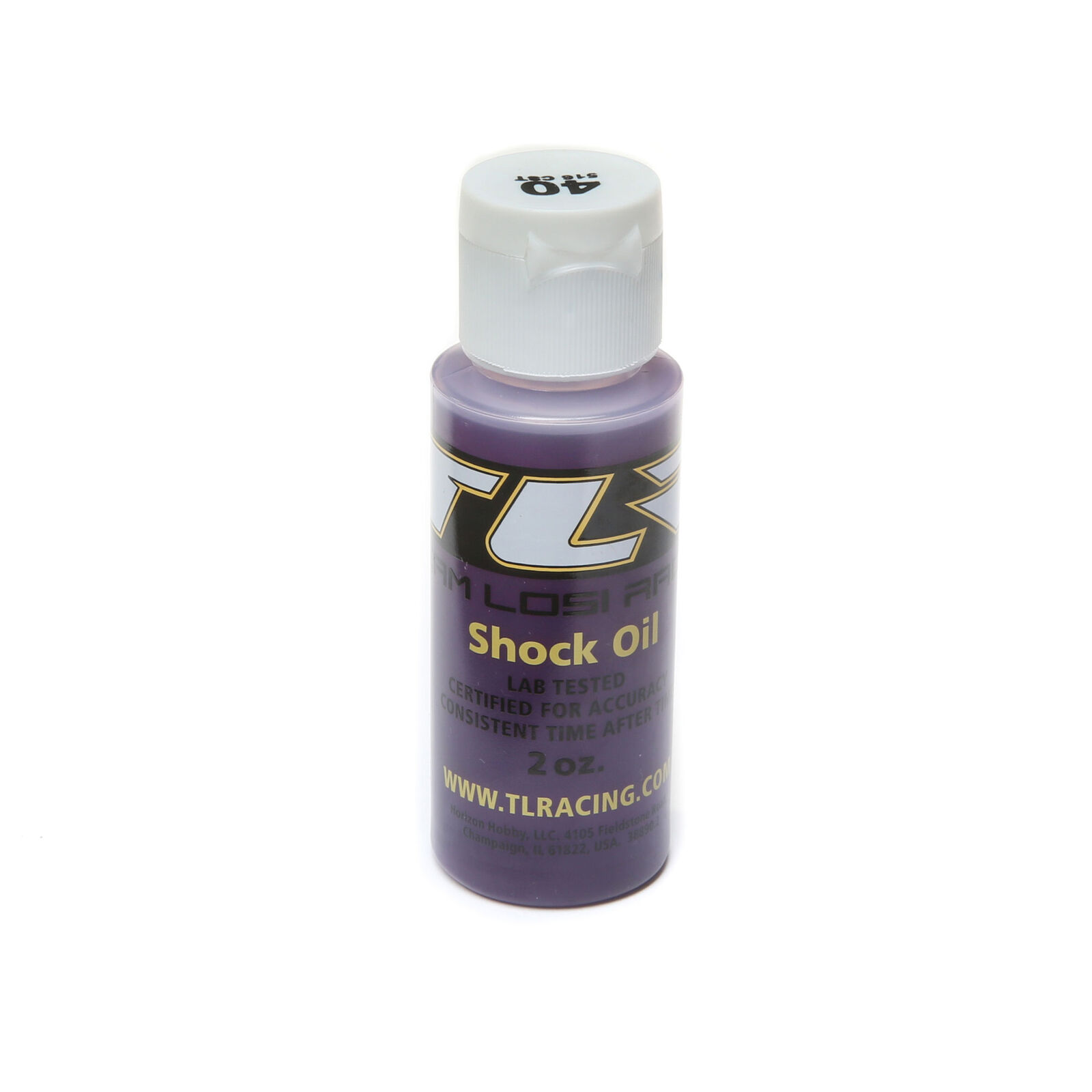 Silicone Shock Oil, 40WT, 516cSt, 2oz