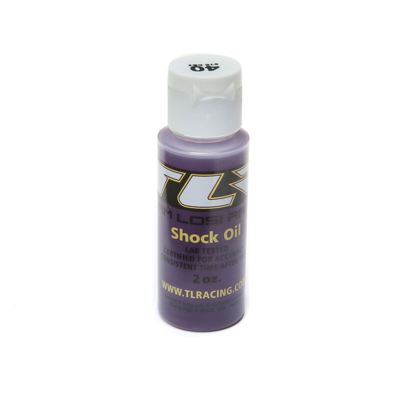 Silicone Shock Oil, 40WT, 516cSt, 2oz