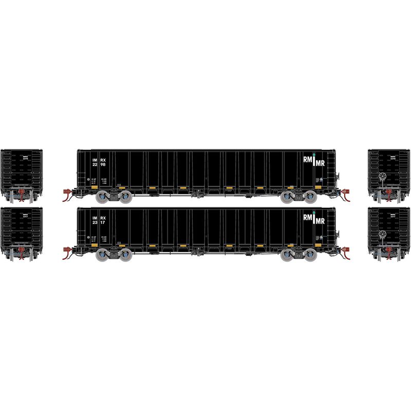 N NSC 6000 Gondola with Load, IMRX #2298, 2317 (2)