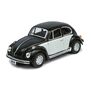 1/43 Scale Vw Beetle Matte Black White