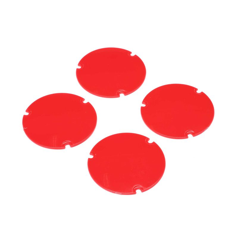 Wheel Cover Set, Red: 22S Sprint