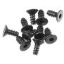 Hex Socket Tapping Flat Head M2.6x6mm Black (10)