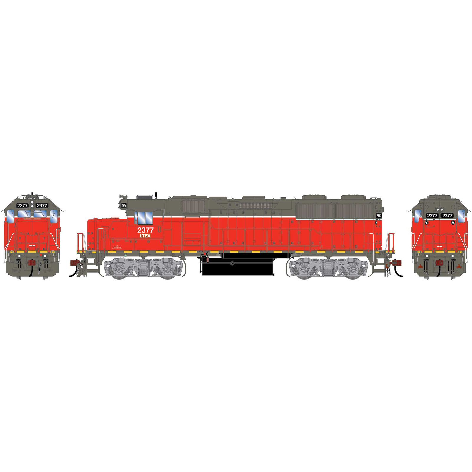 HO GEN GP39-2 PH III Locomotive w/DCC & Sound, LTEX #2377