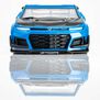 HO 2021 Chevy Camaro ZL1 Mega G+ Slot Car, Rapid Blue