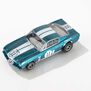 HO 1965 Shelby GT350R Donohue Mega G+ Slot Car, White & Blue