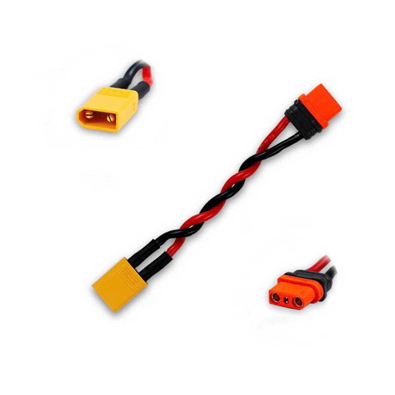 Male XT30 to Female IC2 Adapter, Furitek Paso ESC