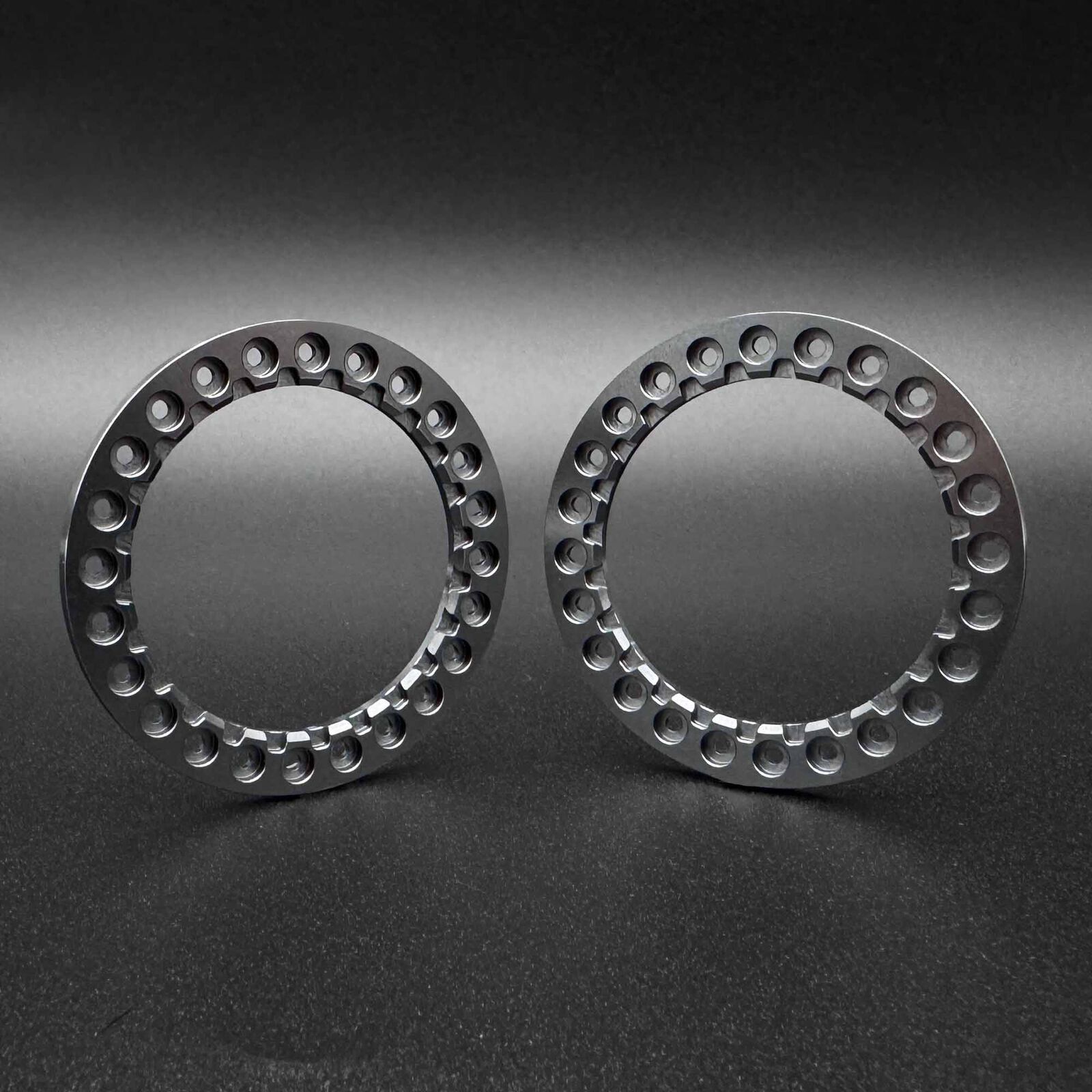 1/10 TECTONIC 1.9" Beadlock Rings, Grey (2)