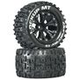 Lockup MT 2.8" 2WD Mounted 1/2" Offset Tires, Black (2)