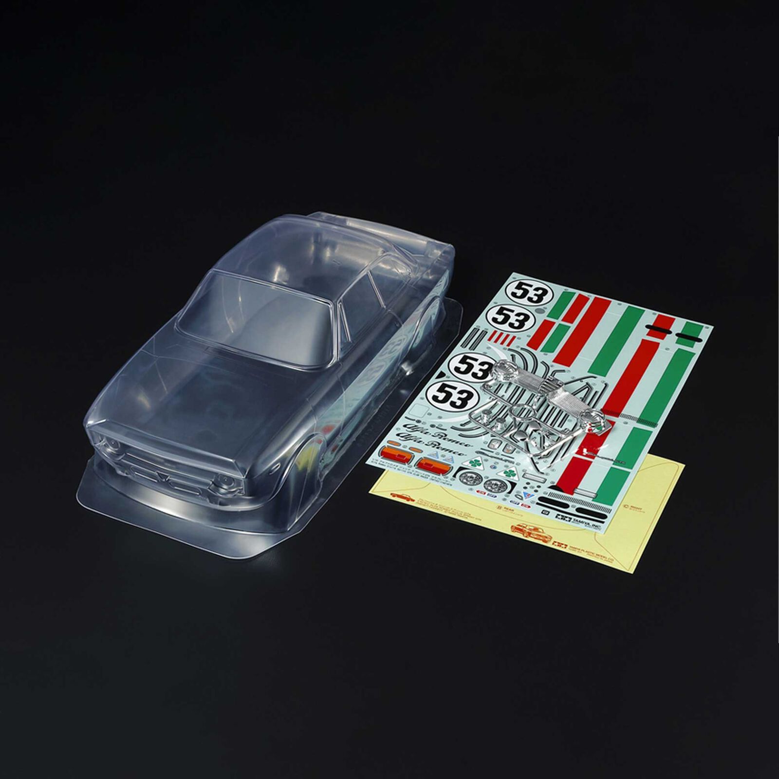 1/10 Alfa Romeo Giulia Sprint GTA Club Racer Body Parts Set