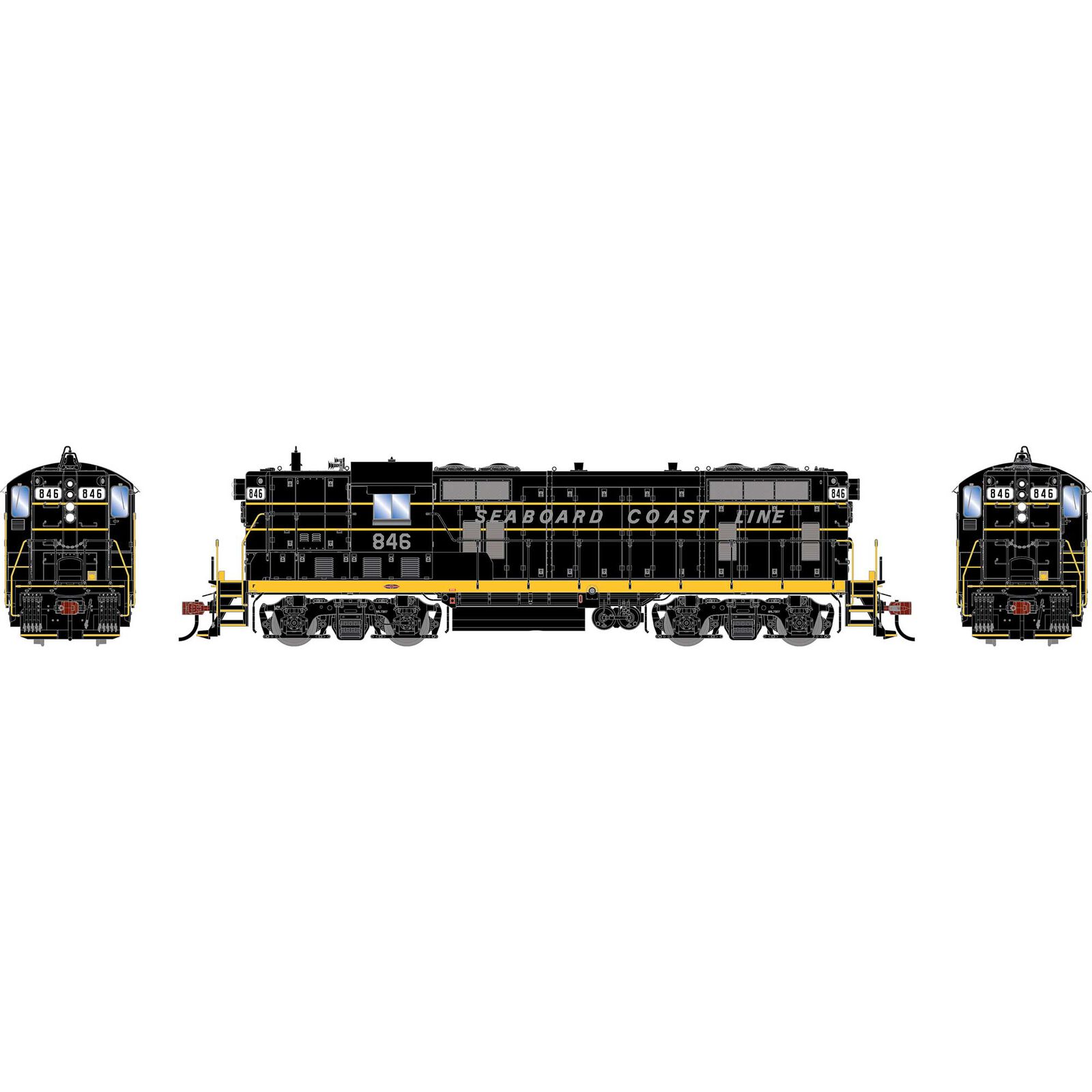 HO GEN GP7 Locomotive w/DCC & Sound, SCL #846