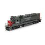 HO GP40P-2 Locomotive with DCC & Sound, SP/80's Version #7602