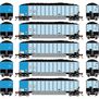 HO ATH Bethgon Coalporter w/Coal Load, CEFX #43894/43901/43907/43914/43921 (5)