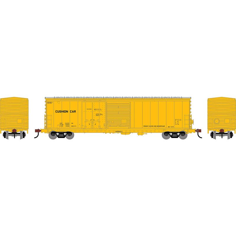 HO ATH 50' ACF Combination Door Box Car, Data Only Yellow