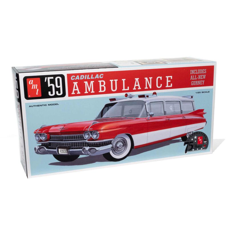 1/25 1959 Cadillac Ambulance with Gurney Model Kit