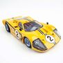 HO Ford GT40 Mk.IV #2 Mega G+ Slot Car, Yellow
