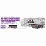 1/14 40-Foot Container 3-Axle Semi-Trailer
