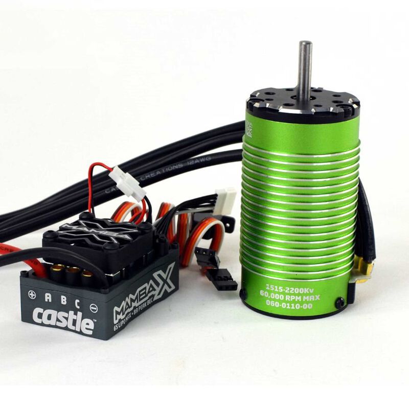 Mamba X Electronic Speed Control & 1515-2200KV V2 Sensored Motor Combo