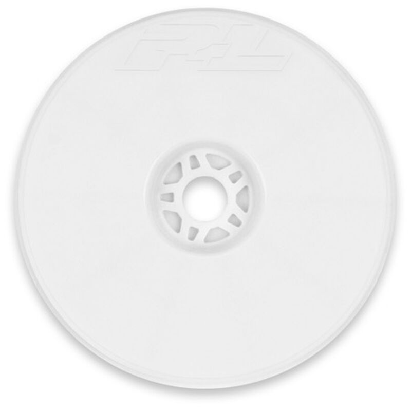 1/8 Velocity Front/Rear 4.0" 17mm Truggy Wheels (4) White