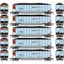 N ATH Bethgon Coalporter w/Coal Load, BNSF #671056/671064/671082/671100/671125 (5)