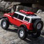1/24 SCX24 Ford Bronco Heritage Edition 4X4 RTR Brushed Rock Crawler (Battery & Charger Included), Red