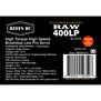 RAW 400LP Low Profile Digital Metal Gear Waterproof Programmable Servo, Black