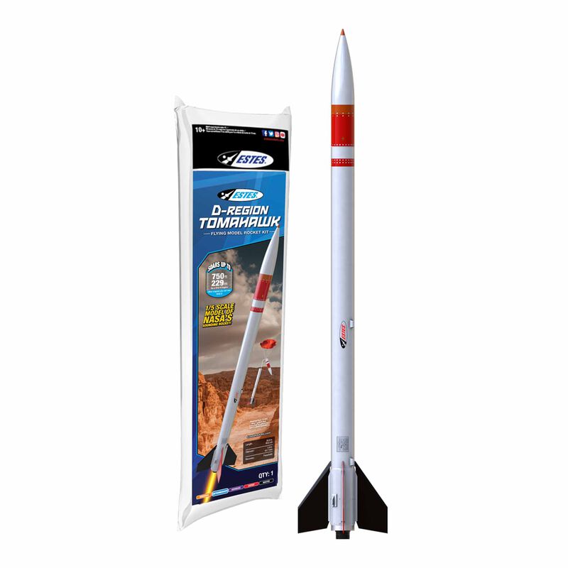 D Region Tomahawk Model Rocket Kit