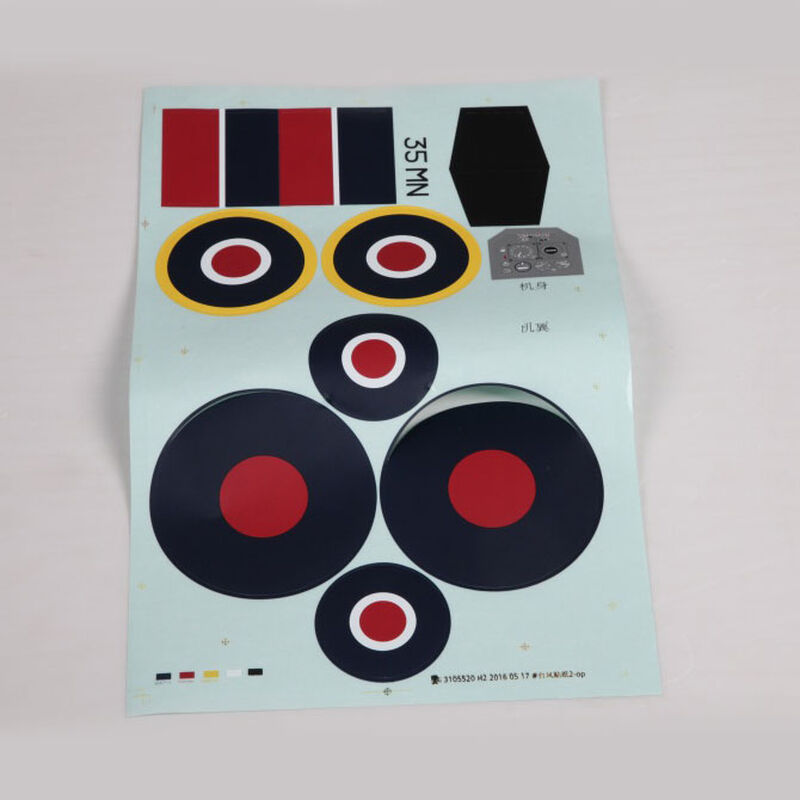 Decal Sheet: Typhoon 1100mm