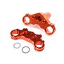 Aluminum Triple Clamp Set, Orange: PM-MX/SM
