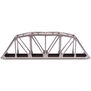 HO KIT Code 100 18" Through Truss Bridge, Silver