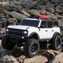 1/24 SCX24 Ford Bronco 4X4 RTR Brushed Rock Crawler (Battery & Charger Included), White