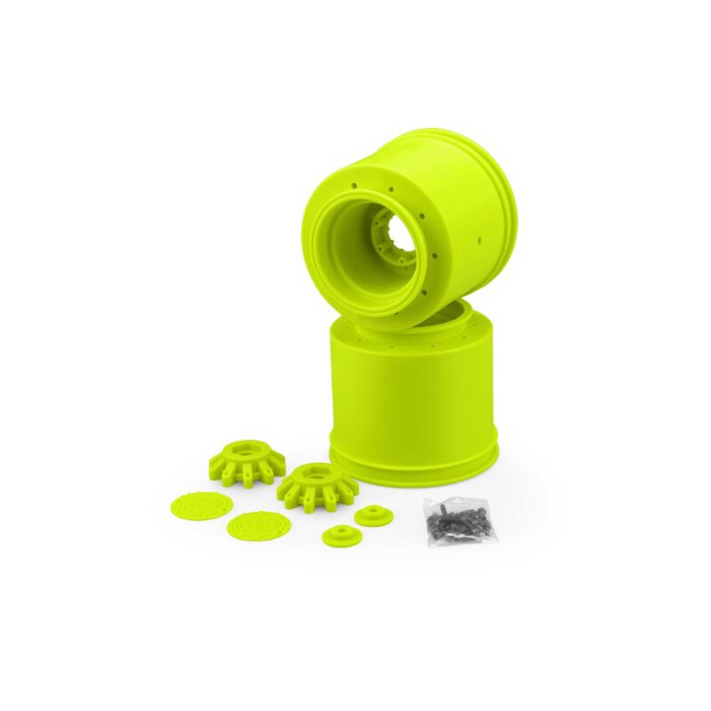 Aggressor 2.6 x 3.8 Monster Truck Wheel, Yellow (2)