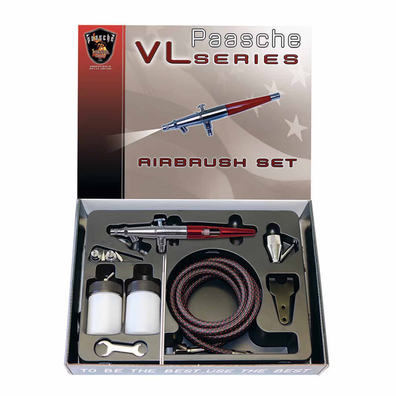 VL-3MH Double Action Siphon Feed Airbrush Set
