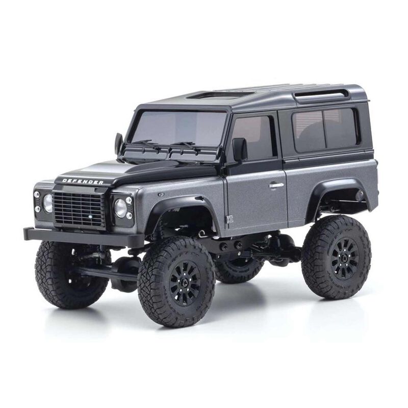 1/28 Land Rover Defender 90 Autobiography MINI-Z 4x4 Crawler RTR, Corris Gray/Santorini Black