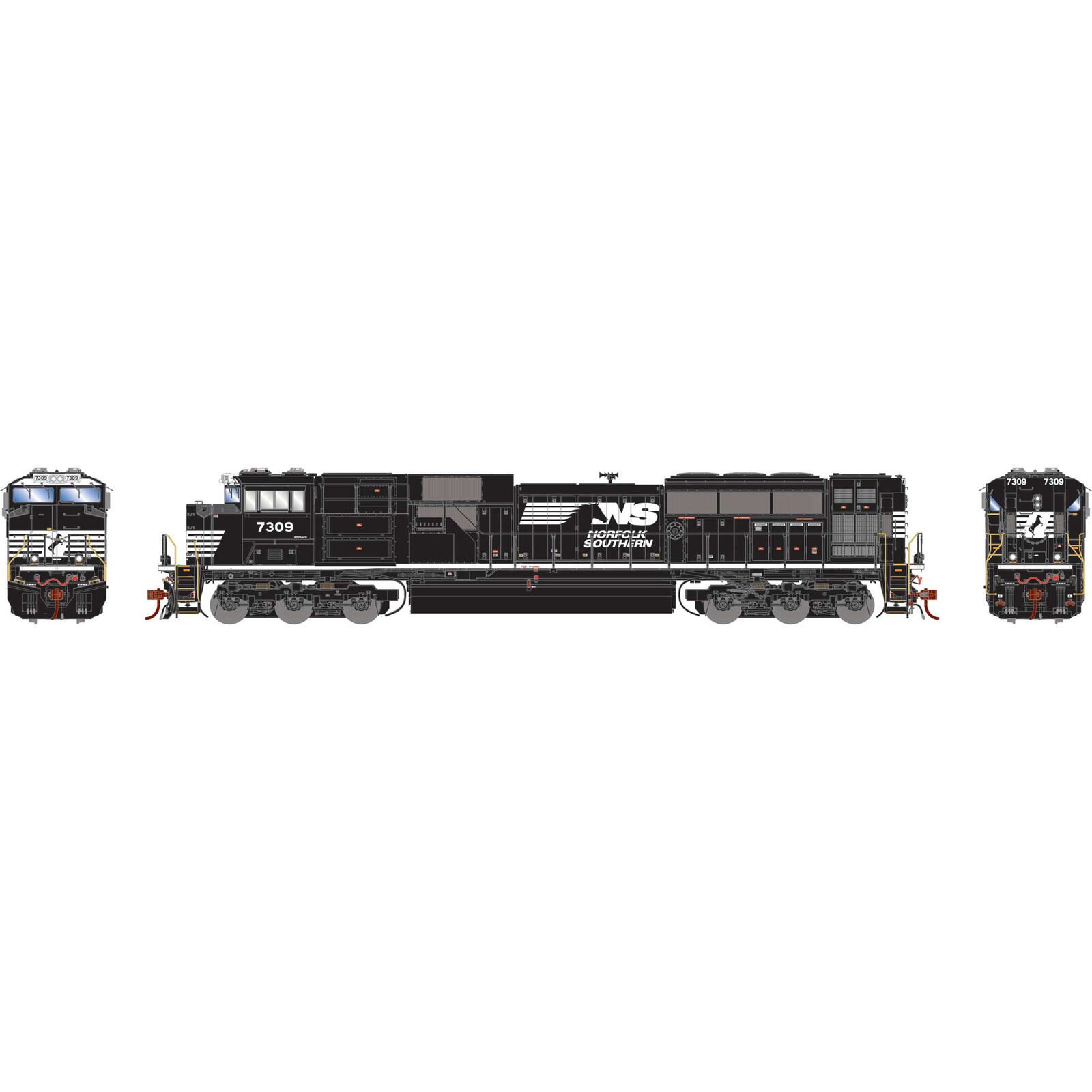 HO GEN EMD SD70ACU Locomotive, NS #7309