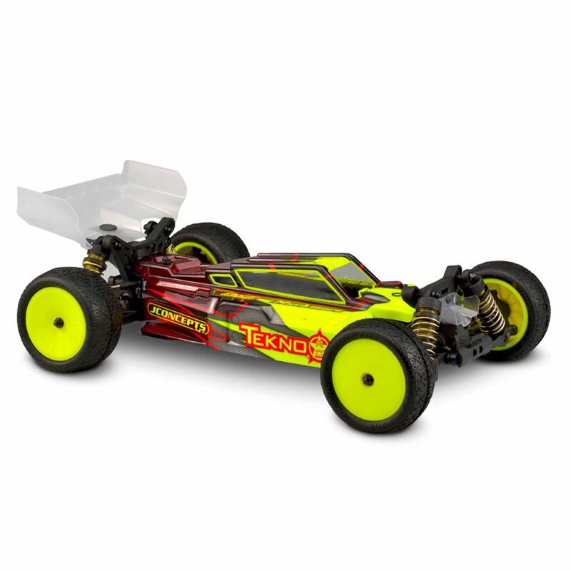 1/10 F2 Buggy Clear Body with Aero S-Wing, 1/10 Tekno EB410