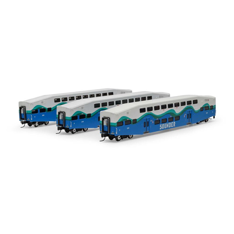 N Bombardier Passenger Coach, SDRX #210 / #214 / #223 (3)