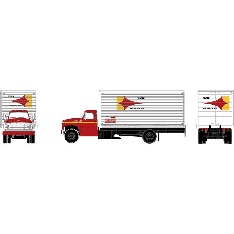 HO ATH Ford F-850 Box Van, DRGW