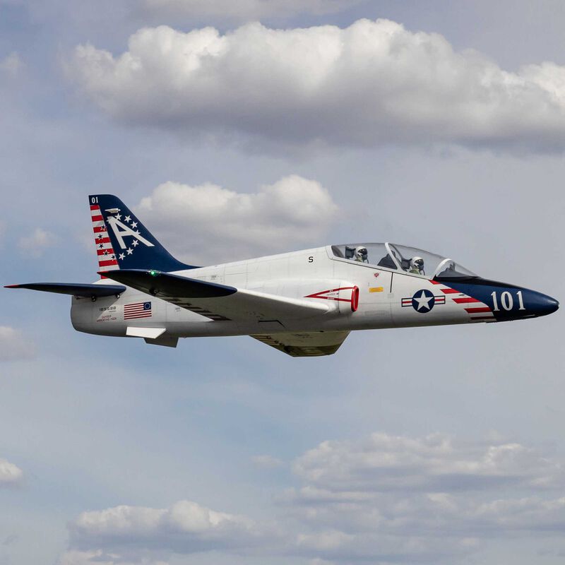 Hawk/T-45 140-160N ARF with Retract Set, KingTech K-160G4+, Spektrum AR20410T Receiver, Synapse AS3X+ Module, and Spektrum Servos