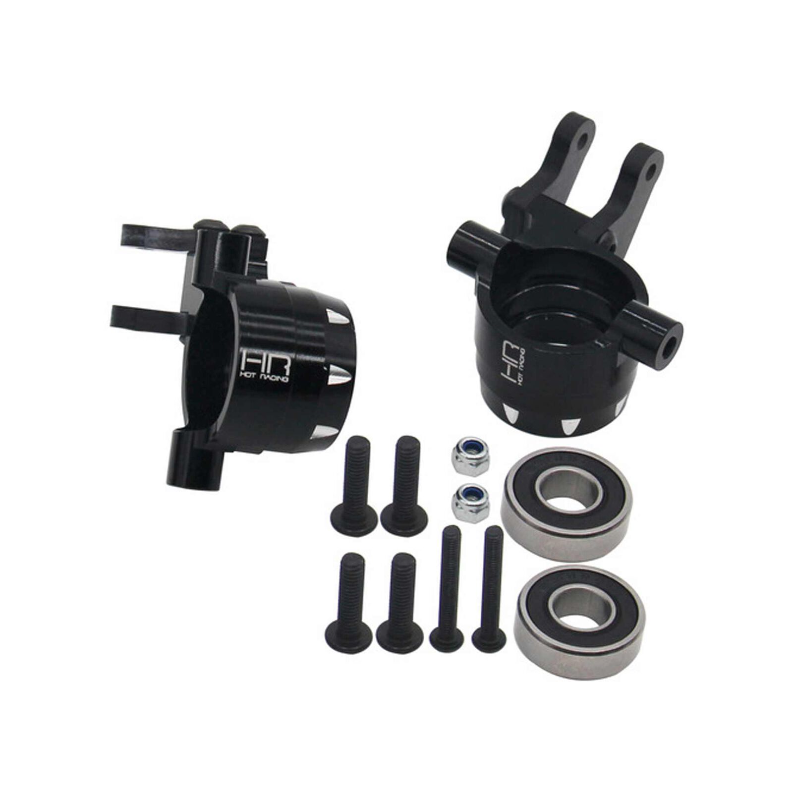 Aluminum Graphite HD Steering Blocks Bearings: Traxxas Sledge
