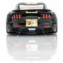 HO Ford Mustang GT500H Mega G+ Slot Car, Black & Gold