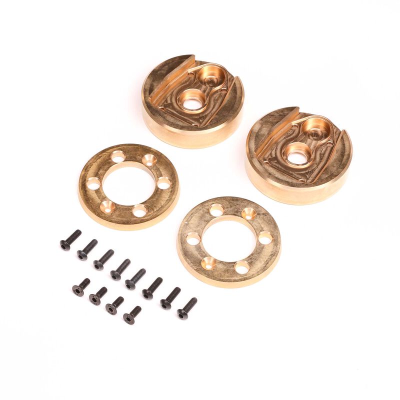 Portal Cover and Weights, Brass (122.4g,34.6g ea), AF16P: AXP8