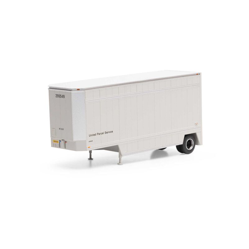 HO RTR 28' Drop Sill Trailer UPS No Shield #299649