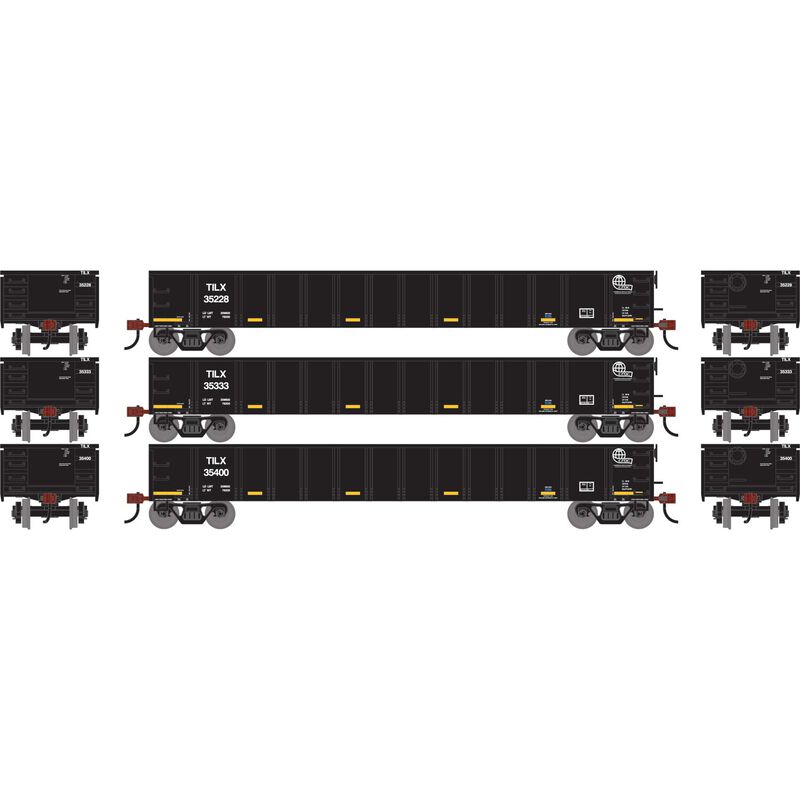 HO 52' Mill Gondola, TILX #35228/35333/35400 (3)