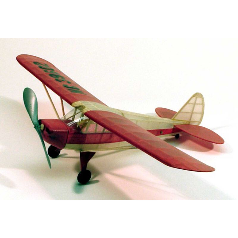 Piper J4-E Cub Coupe Rubber Powered Kit, 17.5"