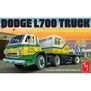 1/25 1966 Dodge L700 Truck Flatbed Racing Trailer Model Kit