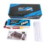 22.2V 2600mAh 6S 45C G-Tech Lipo Battery: XT60