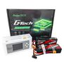G-Tech 2 batteries Bundle: 5000mAh 3S 60C softpack XT60 x 2pcs + D300 charger