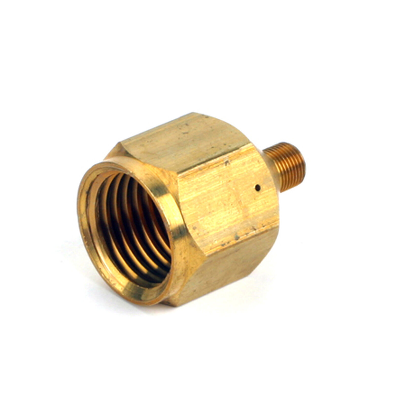 Compressor Adapter with Hole, 1/4"